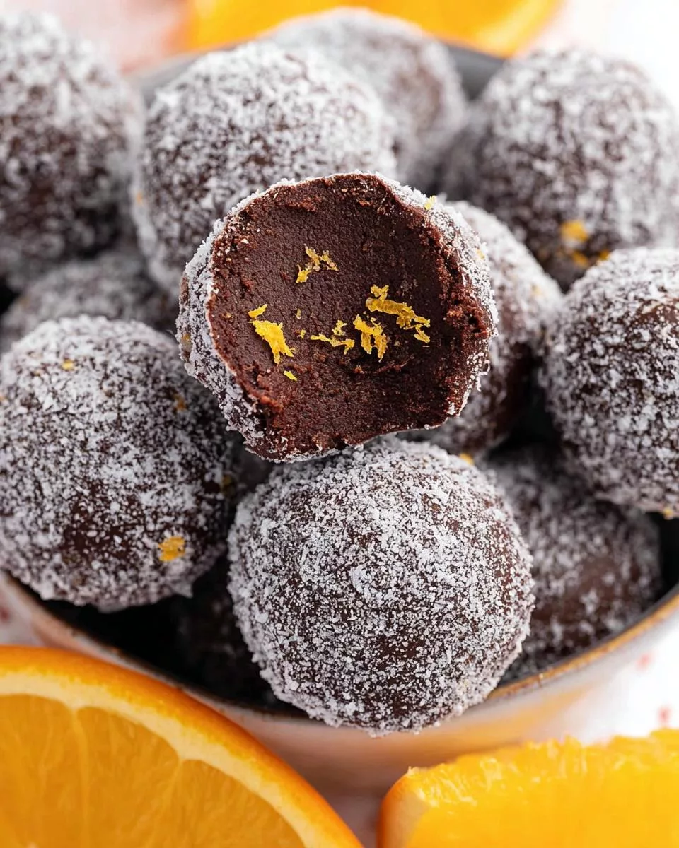 Chocolate Orange Truffles - detail 1