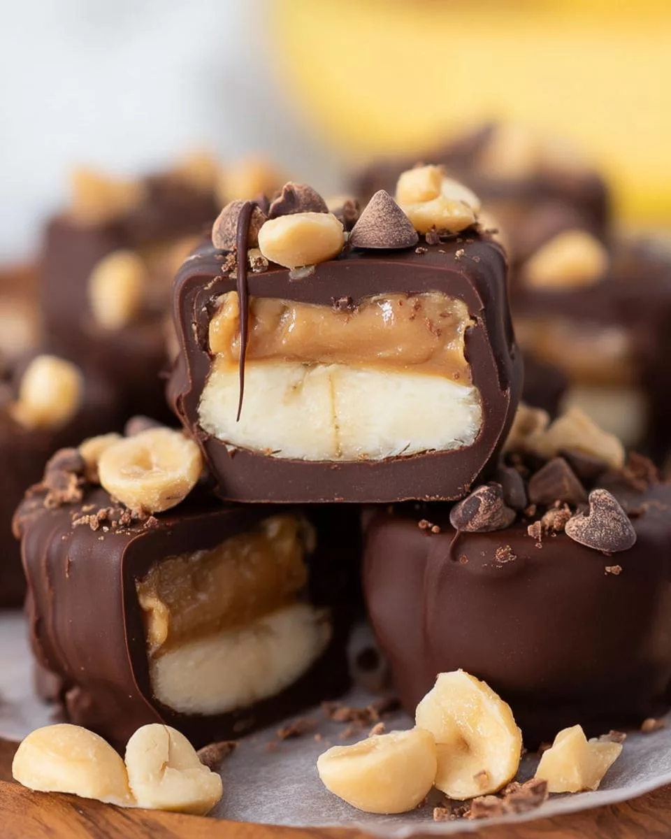 Chocolate Peanut Butter Banana Bites - detail 1