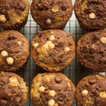 Chocolate Peanut Butter Banana Muffins