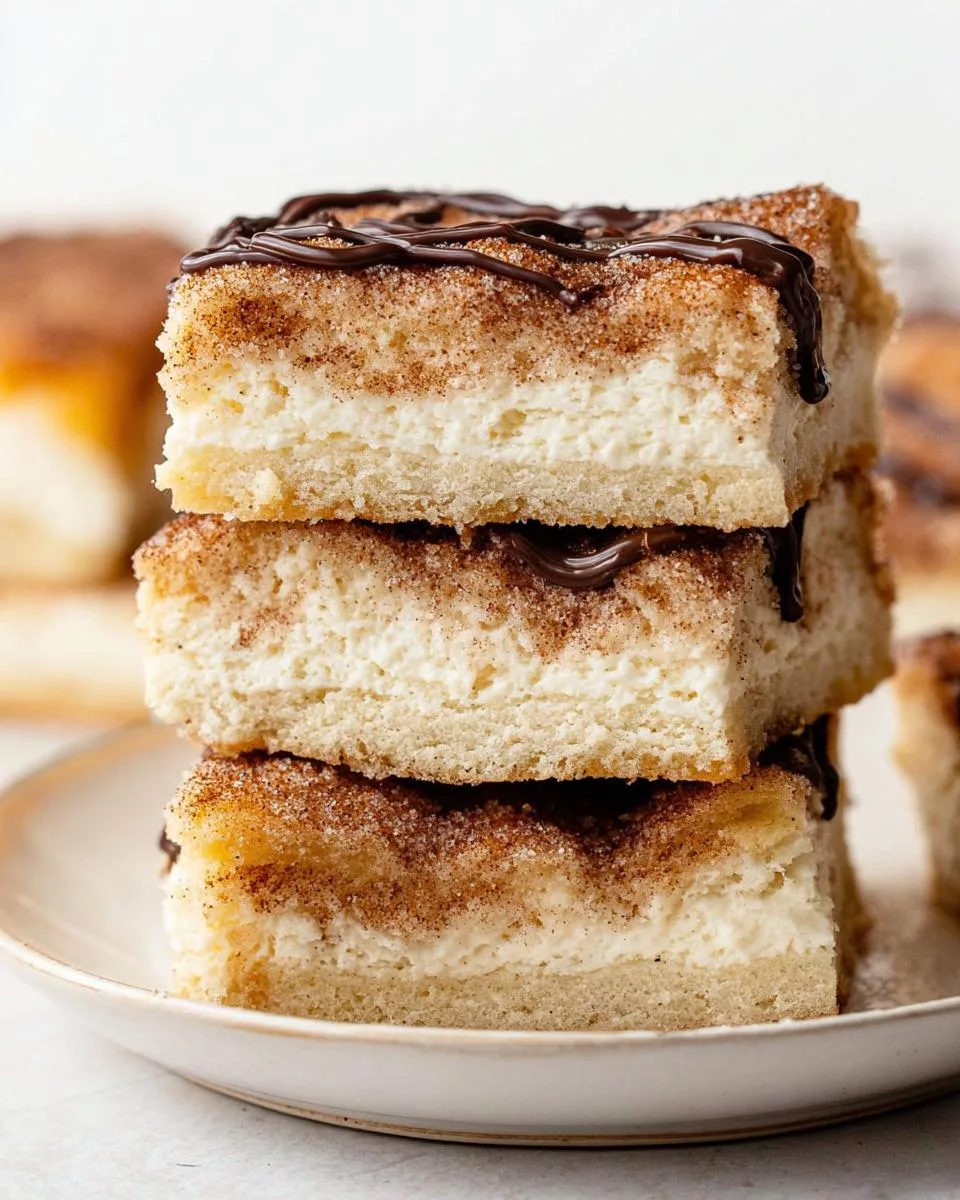 Churro Cheesecake Bars - detail 2