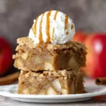 Cinnamon Apple Blondies