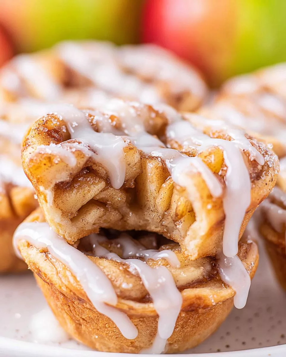 Cinnamon Roll Apple Pie Cups - detail 1