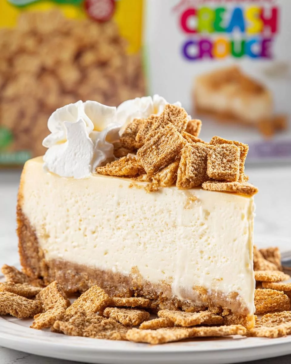 Cinnamon Toast Crunch Cheesecake - detail 2
