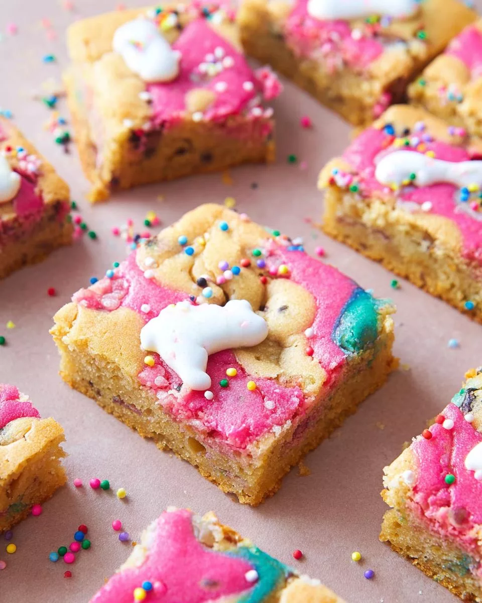 Circus Animal Blondies - detail 2