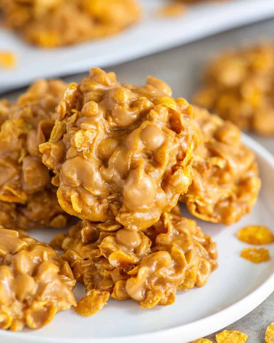 Cornflake Peanut Butter Cookies - detail 1