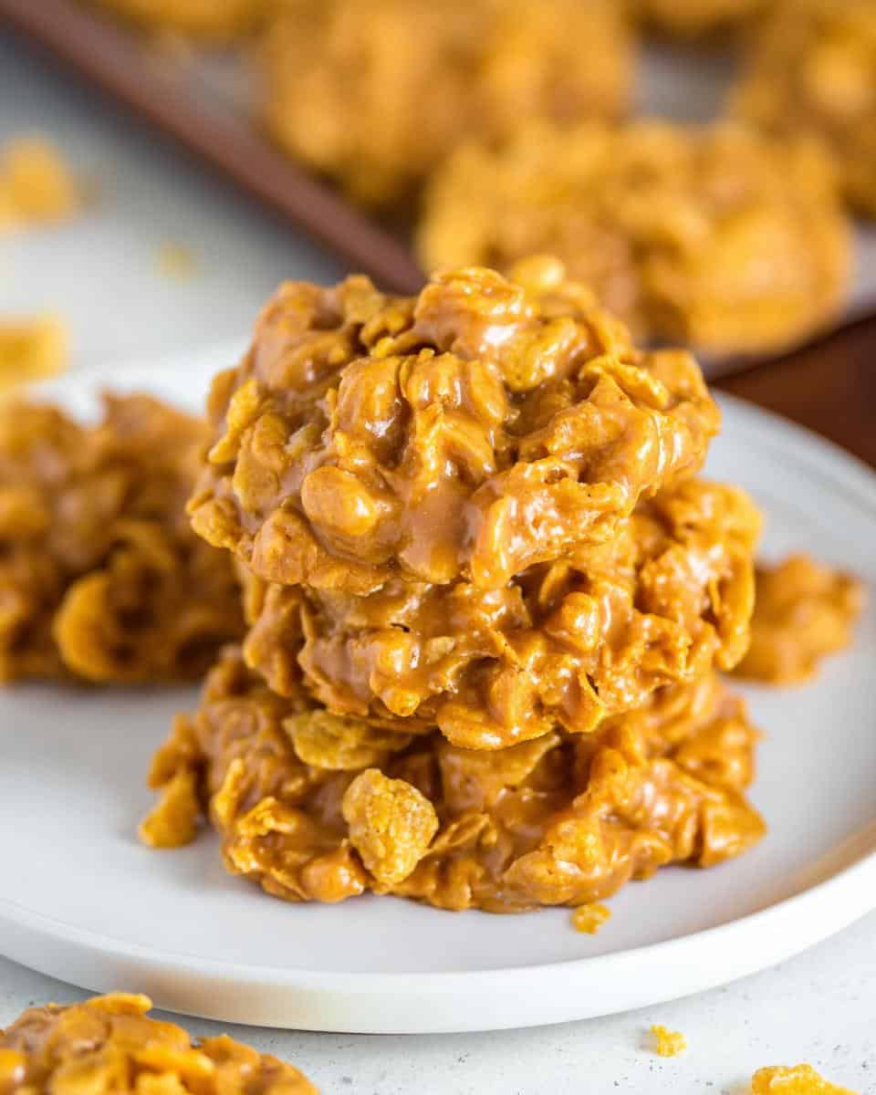 Cornflake Peanut Butter Cookies - detail 2