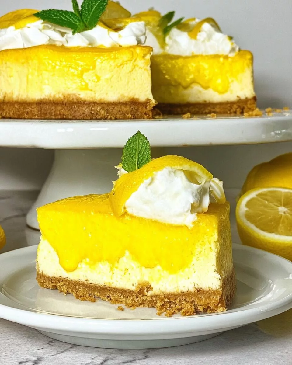 Creamy Lemon Cheesecake - detail 2