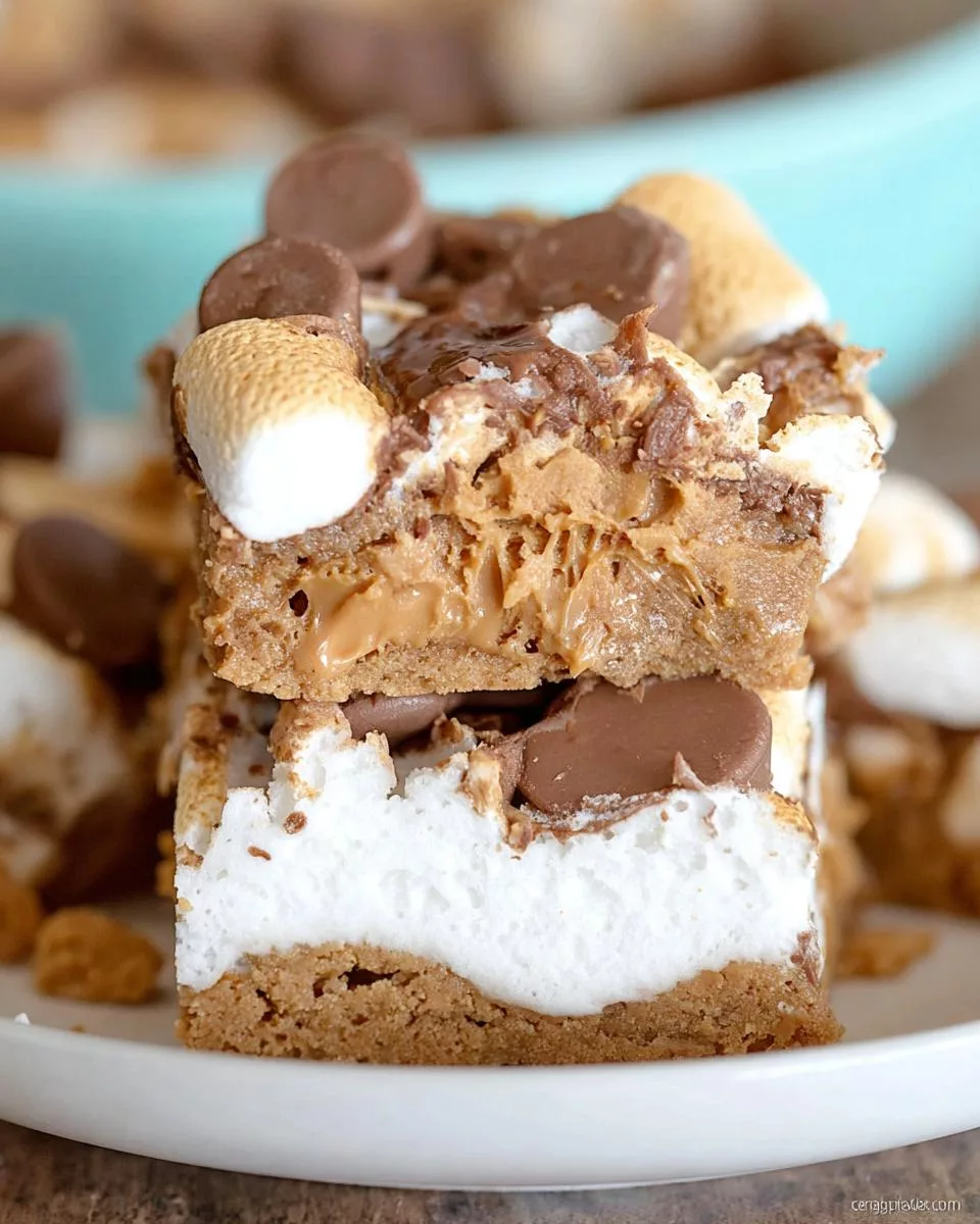 Fluffernutter Bars - detail 2