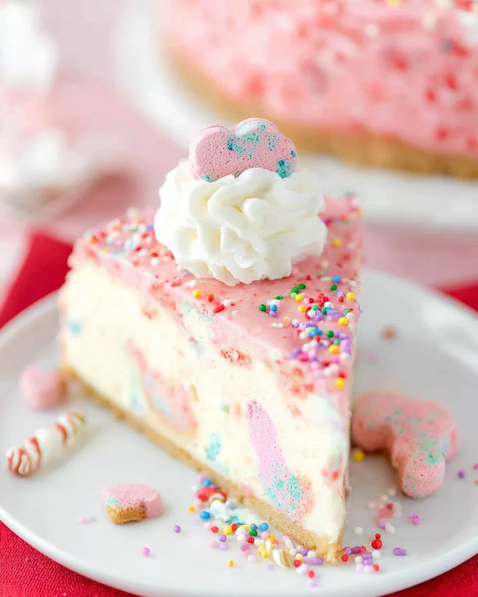 Frosted Animal Cookie Cheesecake - detail 2