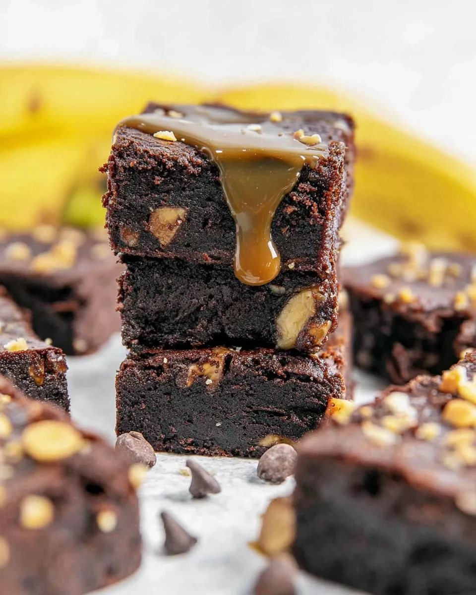 Fudgy Banana Brownies - detail 1