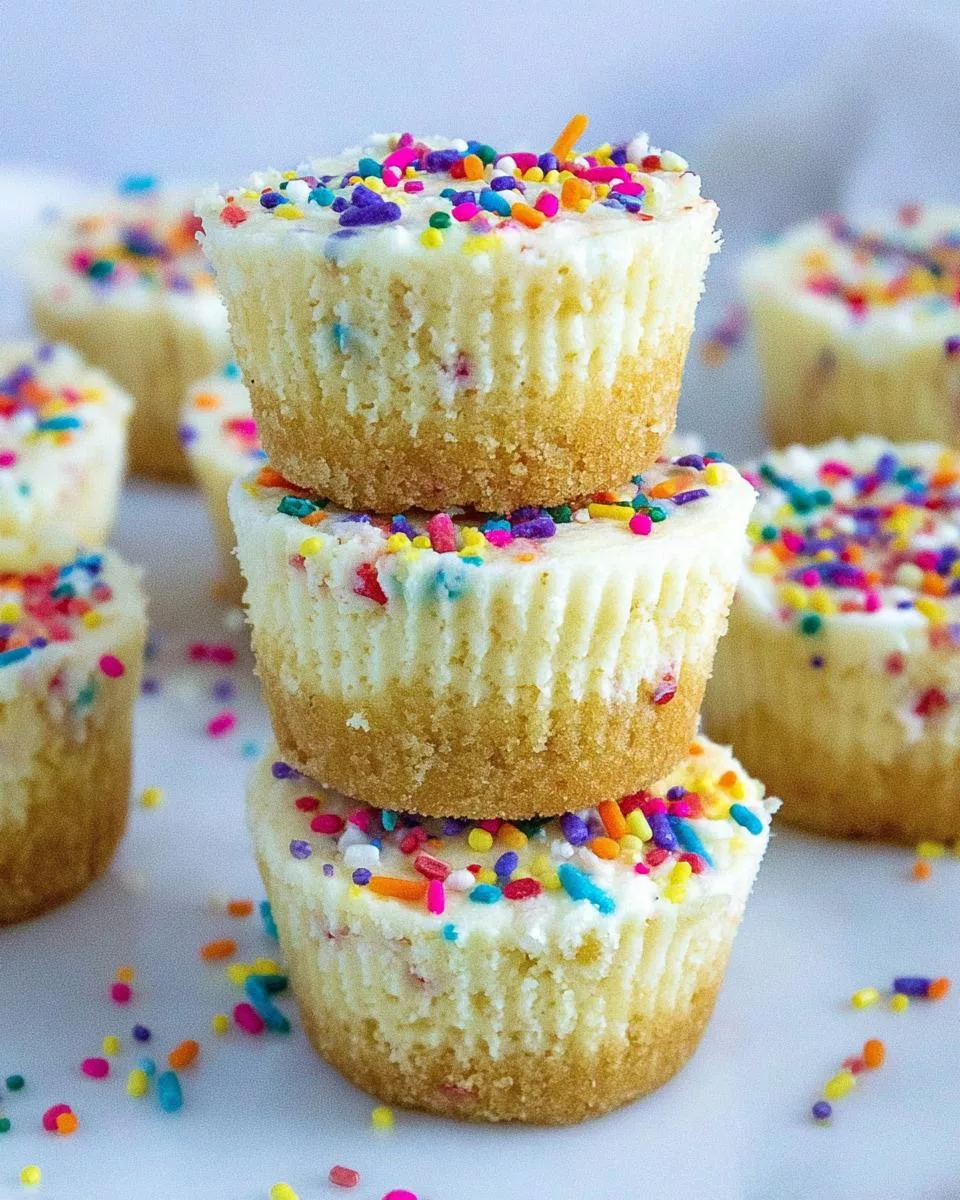 Funfetti ‘Dunkaroo’ Cheesecake Bites