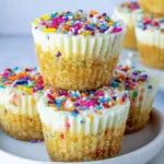 Funfetti ‘Dunkaroo’ Cheesecake Bites