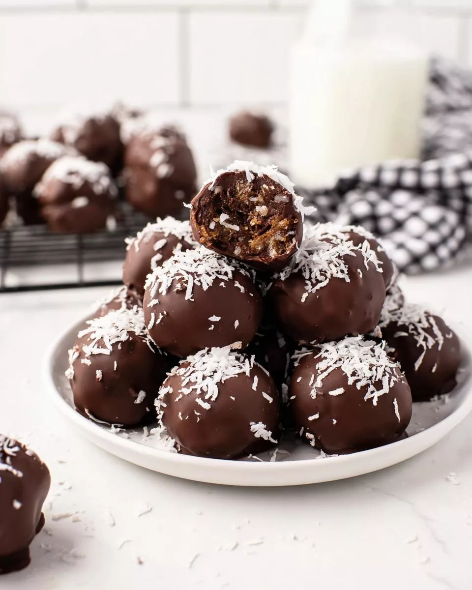 German Chocolate Truffles - detail 1