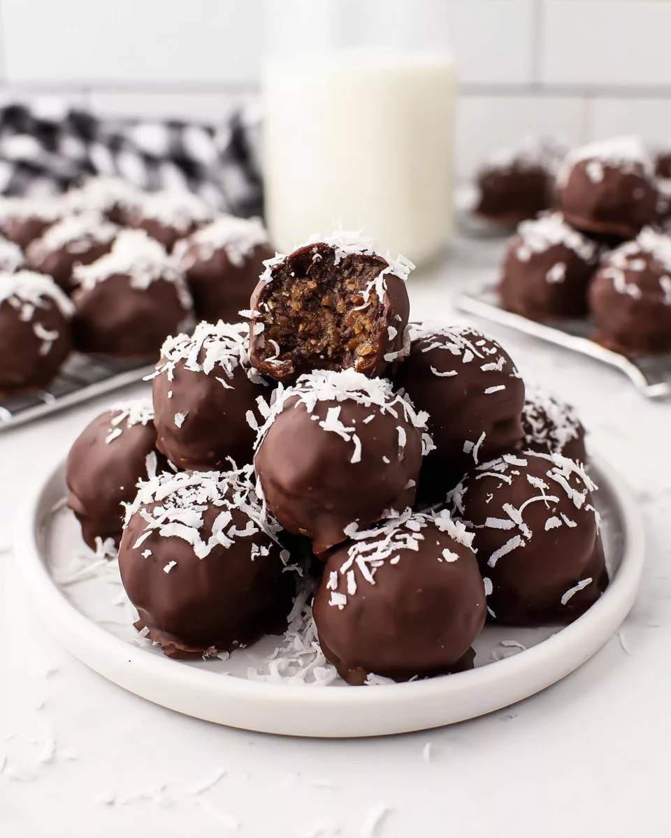 German Chocolate Truffles - detail 2