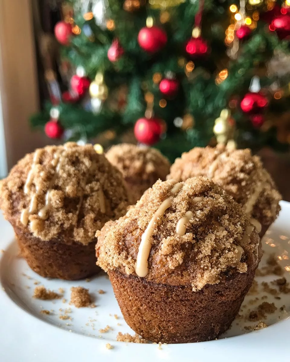 Gingerbread Coffeecake Muffins - detail 2
