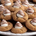 Gingerbread Kiss Cookies