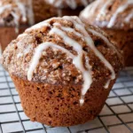 Glazed Gingerbread Muffins