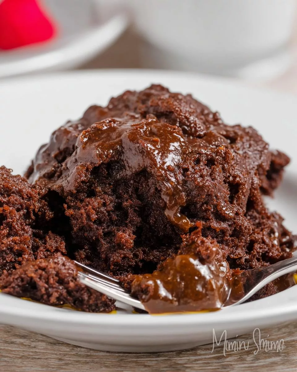 Gluten-Free Chocolate Pudding Cake - detail 2