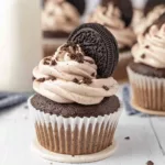 Homemade Chocolate Oreo Cupcakes