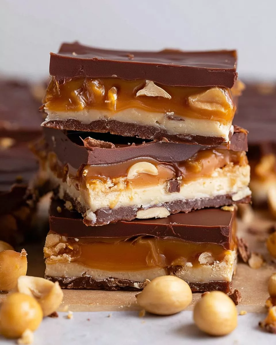 Homemade Snicker Bars - detail 1