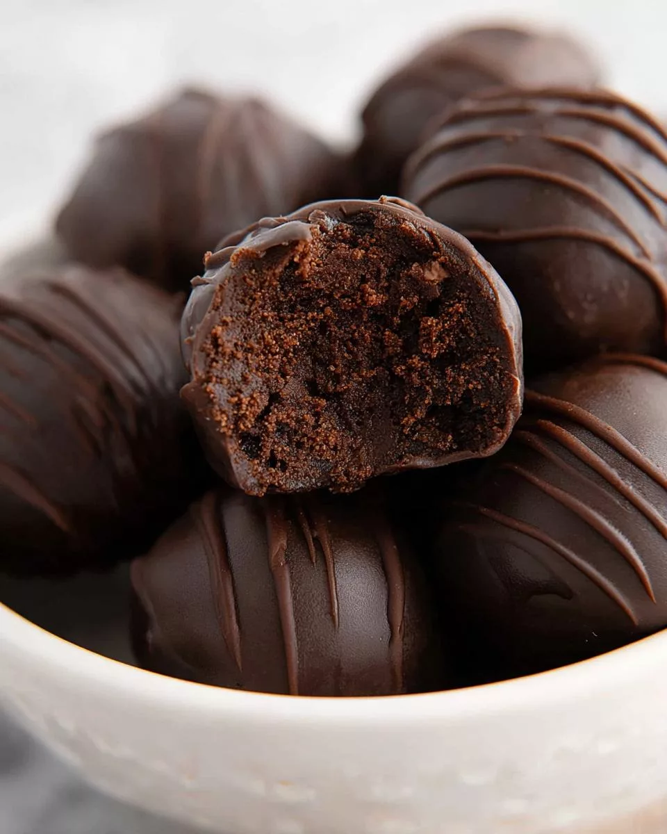 Keto Brownie Batter Truffles - detail 1