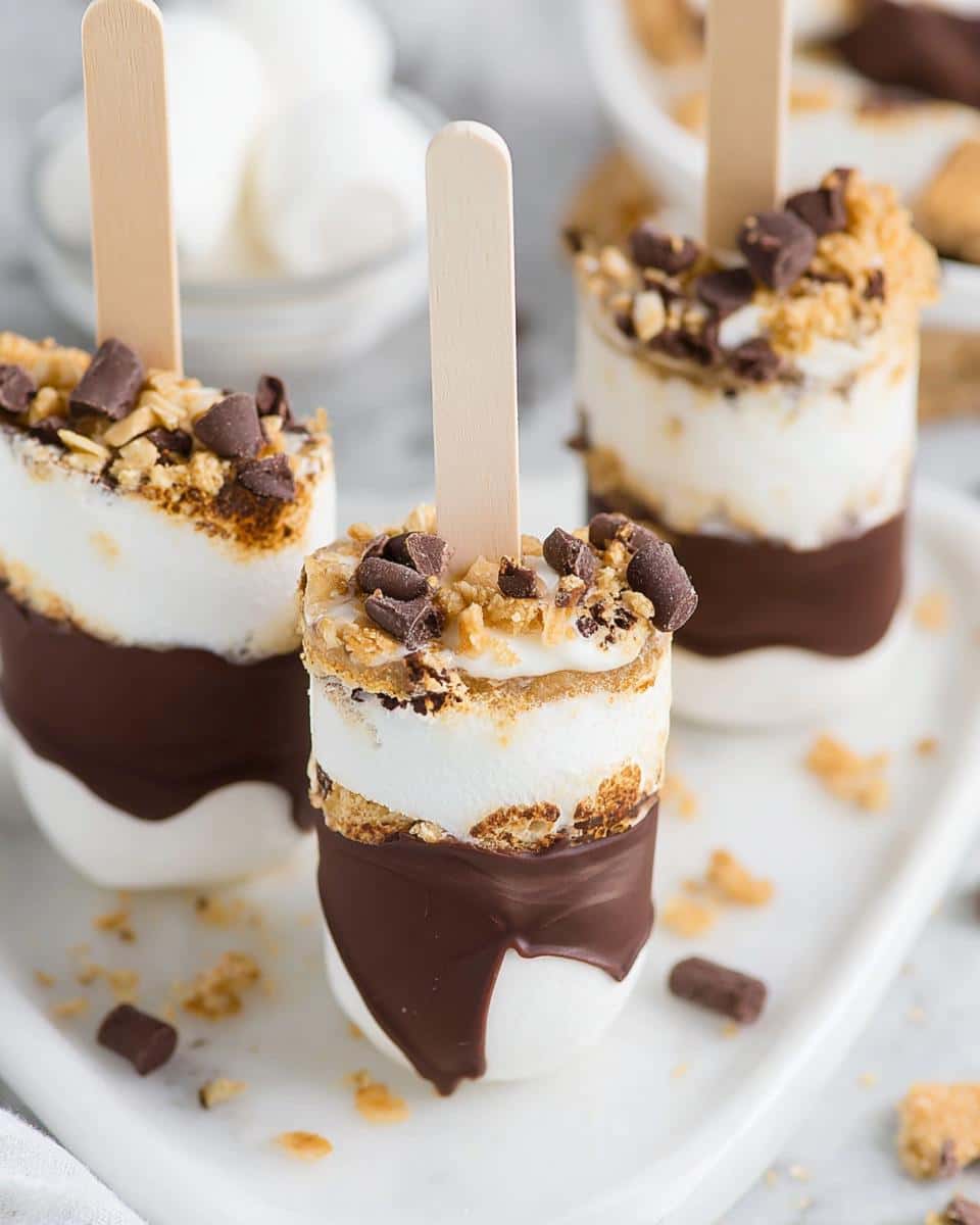 Layered S’mores Pops - detail 1