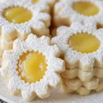 Lemon Curd Linzer Cookies