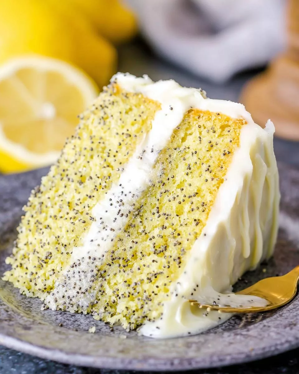 Lemon Poppy Seed Cake - detail 2