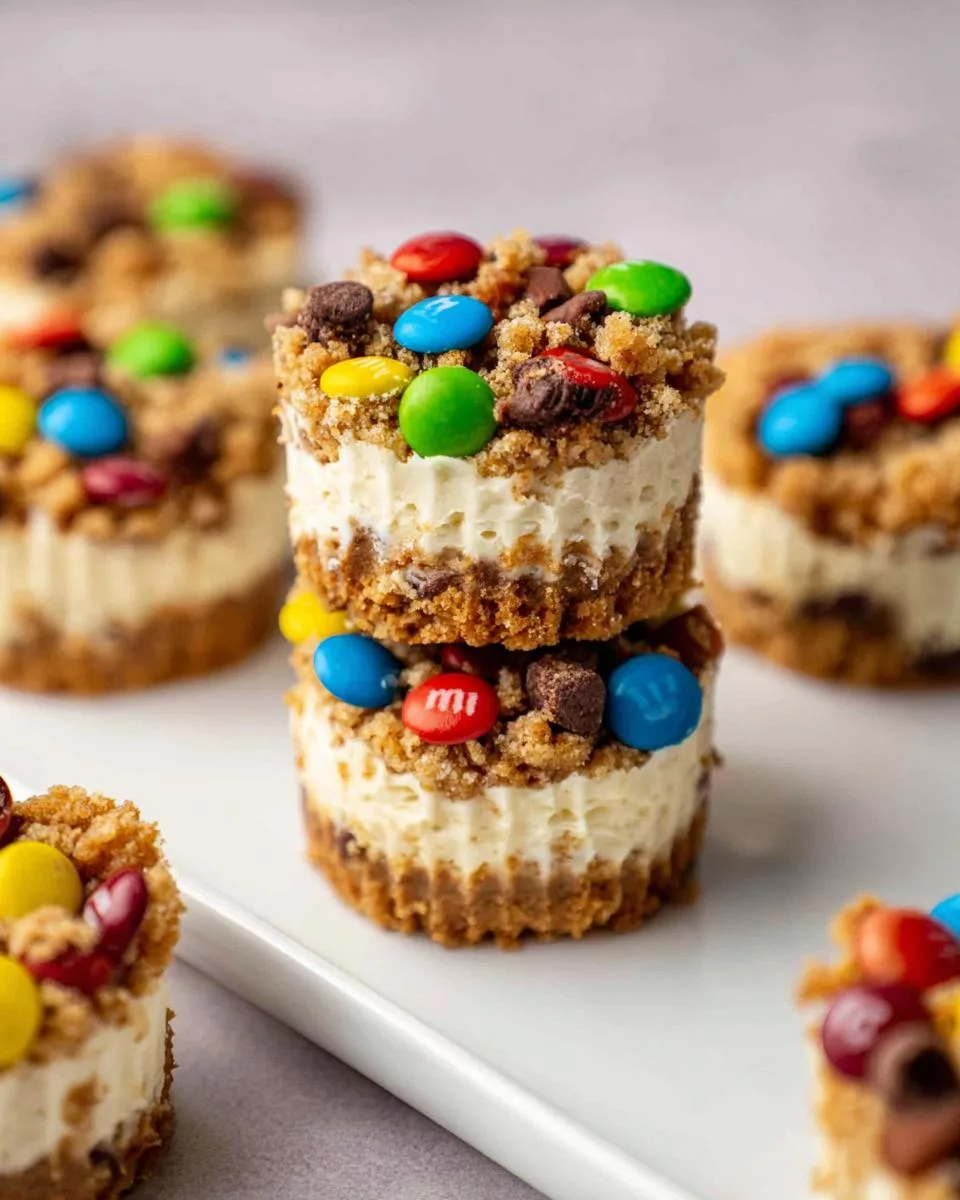 Mini Monster Cookie Cheesecakes - detail 1