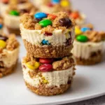 Mini Monster Cookie Cheesecakes