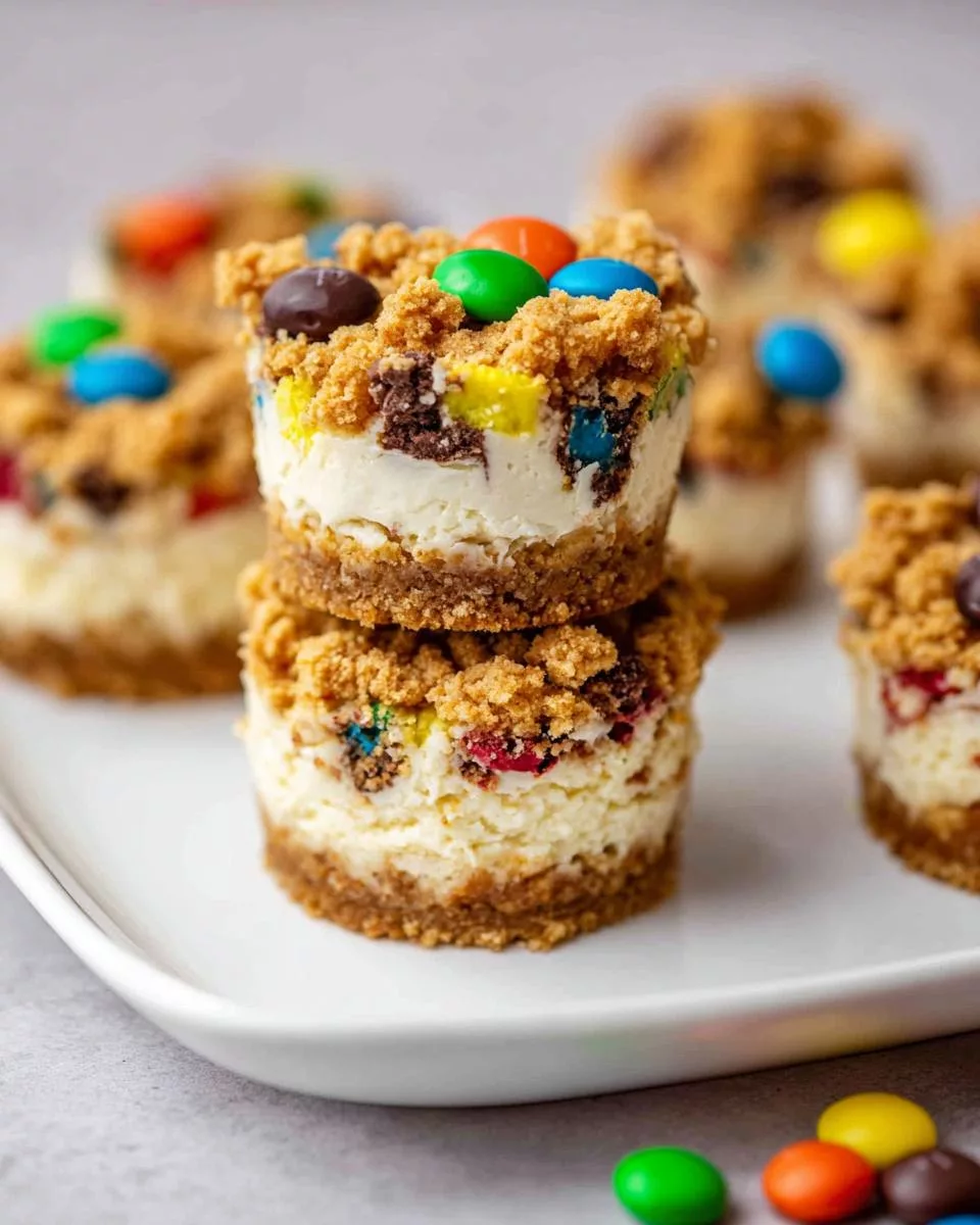 Mini Monster Cookie Cheesecakes - detail 2