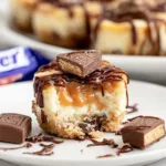 Mini Snickers Cheesecakes