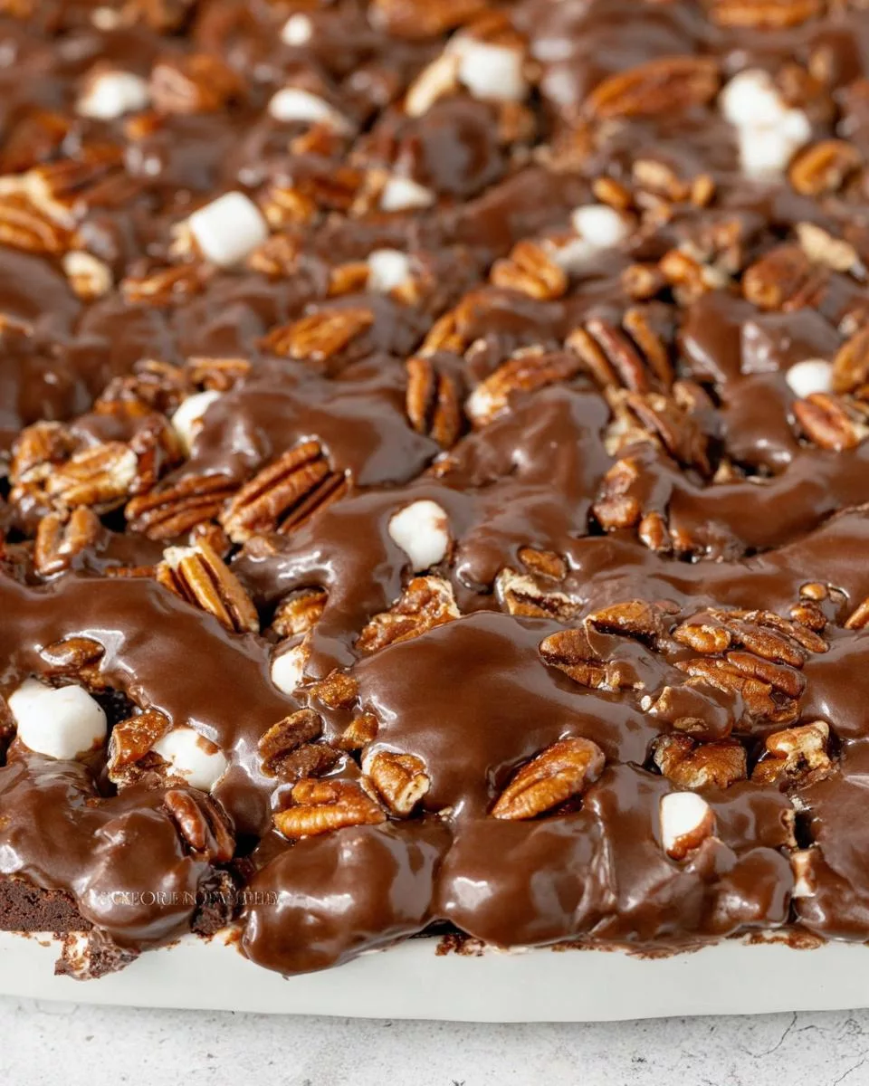 Mississippi Mud Cake - detail 1