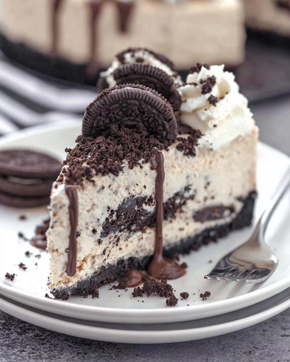 No-Bake Oreo Cheesecake - detail 2