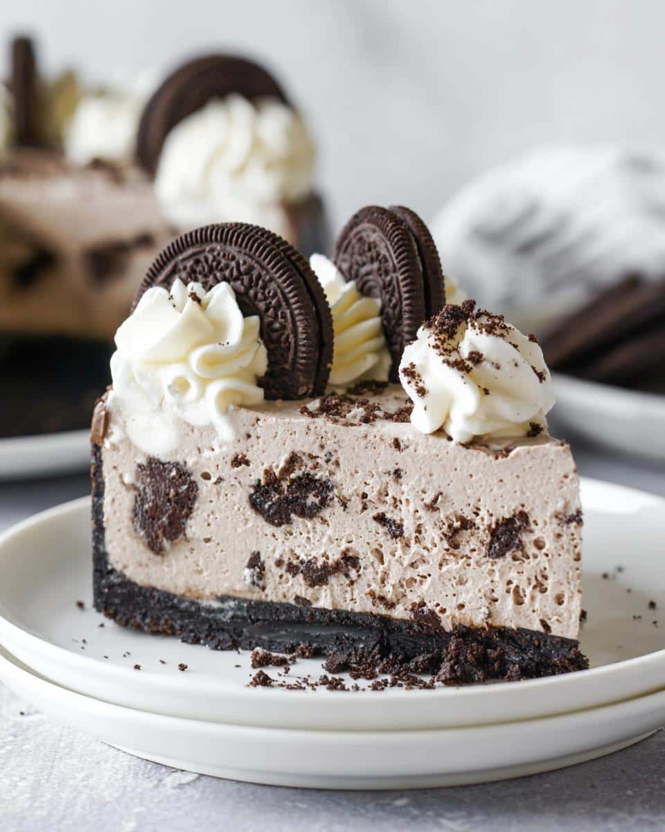 No Bake Oreo Cheesecake - detail 2