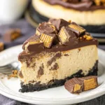 No Bake Reese’s Peanut Butter Cheesecake