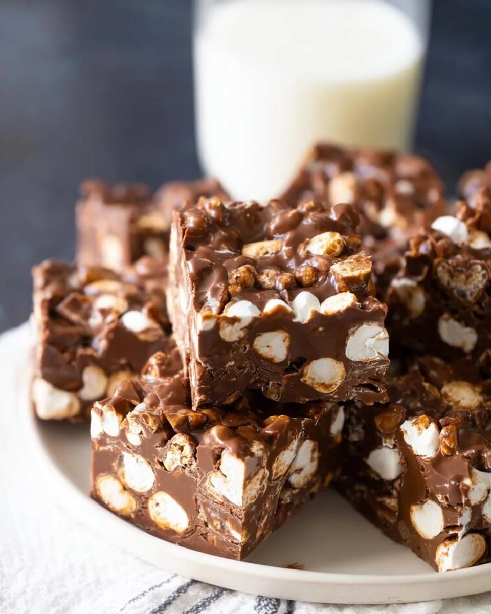 No Bake Rocky Road Bars - detail 1