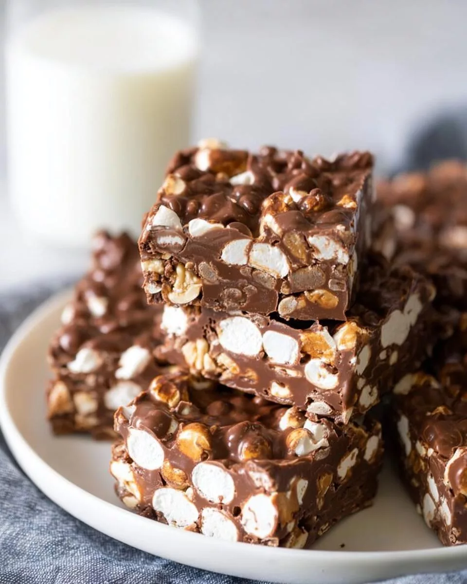 No Bake Rocky Road Bars - detail 2