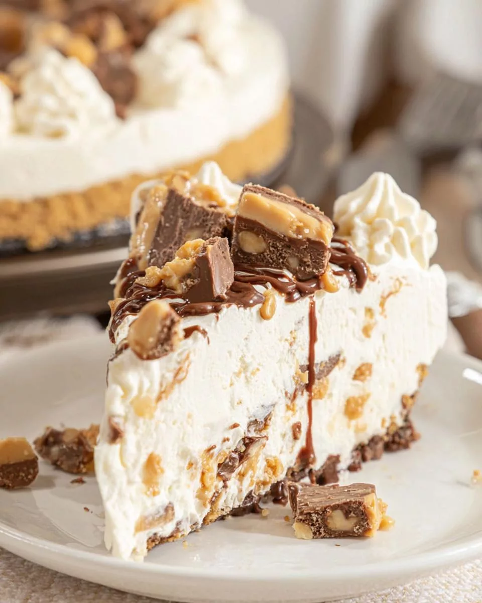 No-Bake Toffee Cheesecake Pie - detail 2