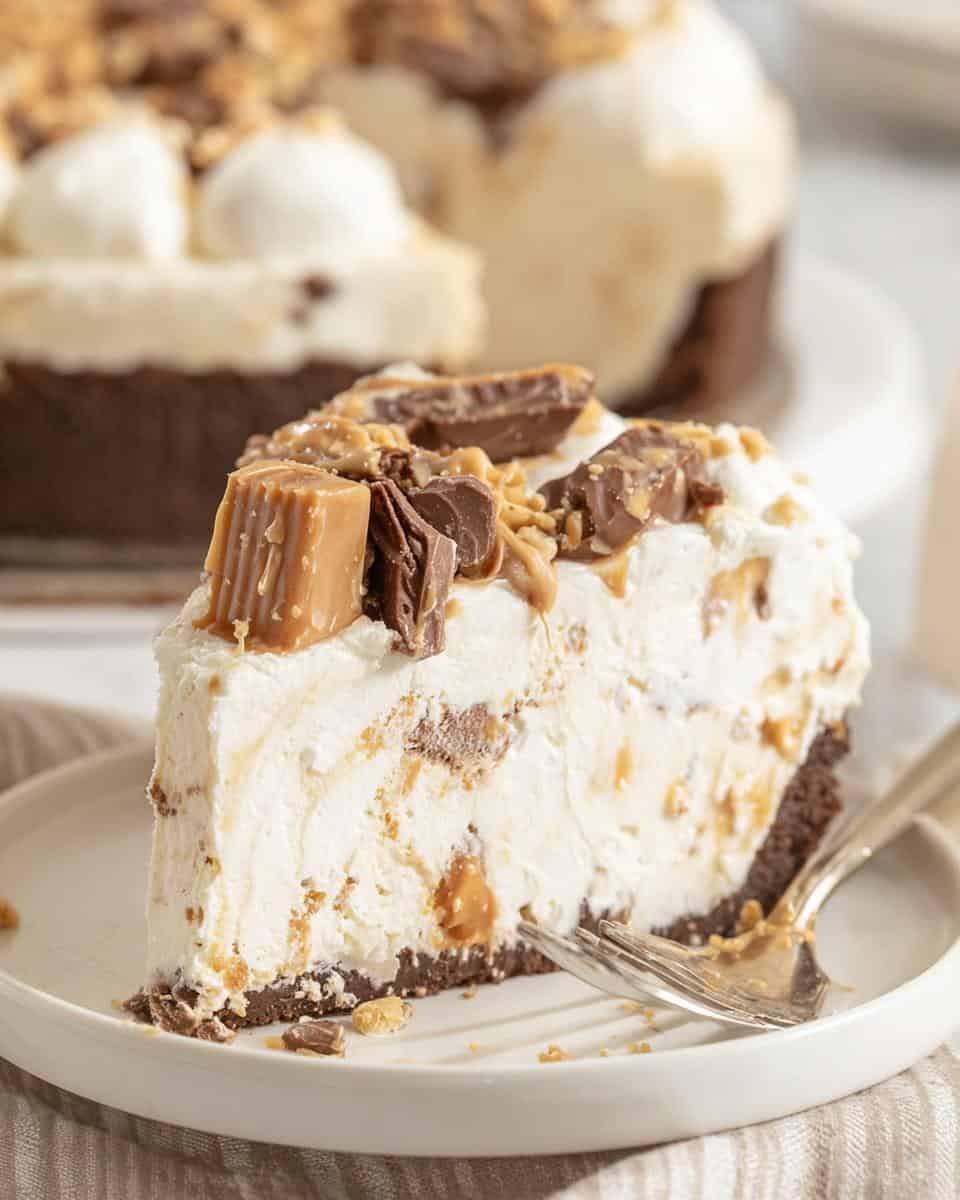 No-Bake Toffee Cheesecake Pie - detail 2