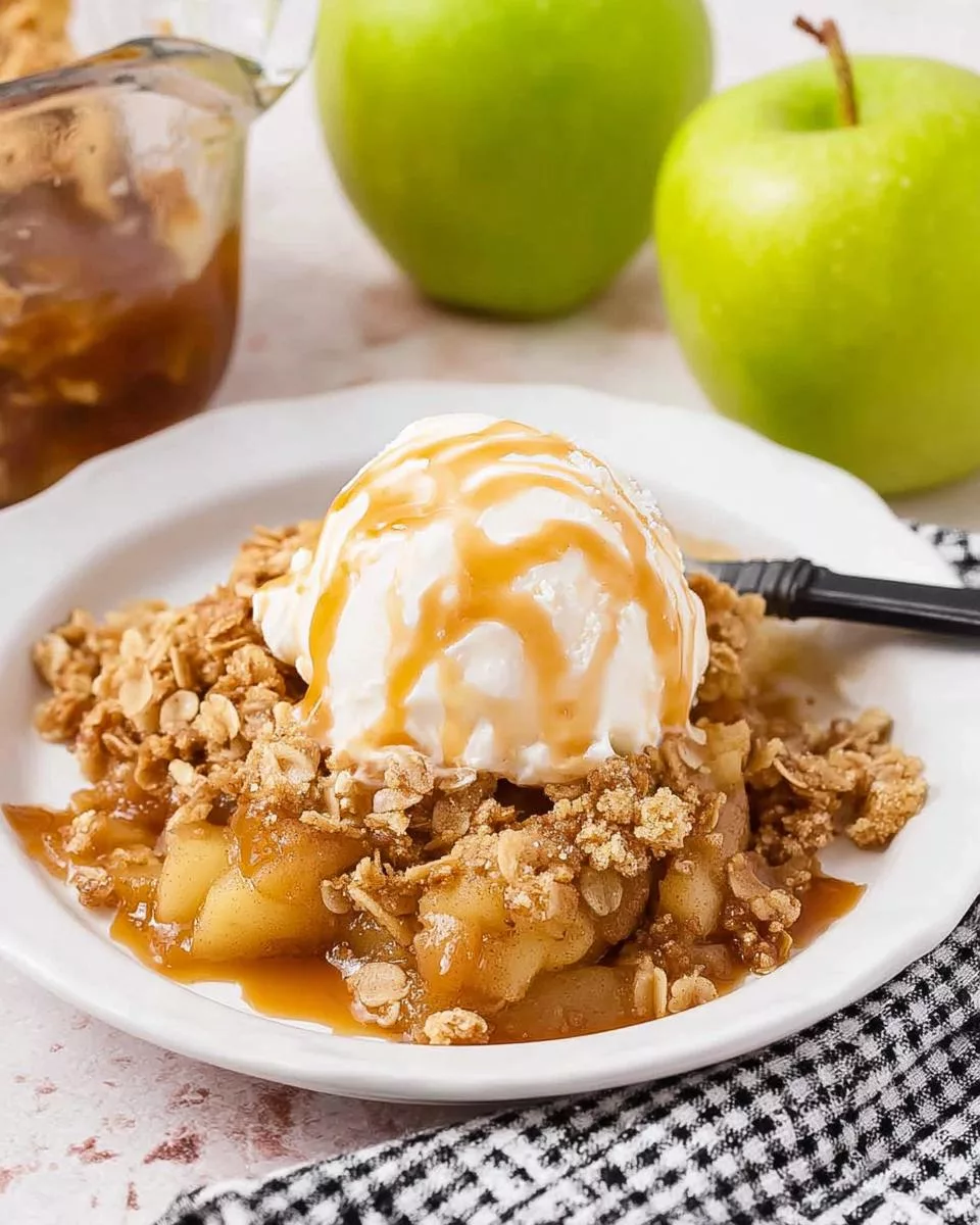 Old Fashioned Easy Apple Crisp - detail 2