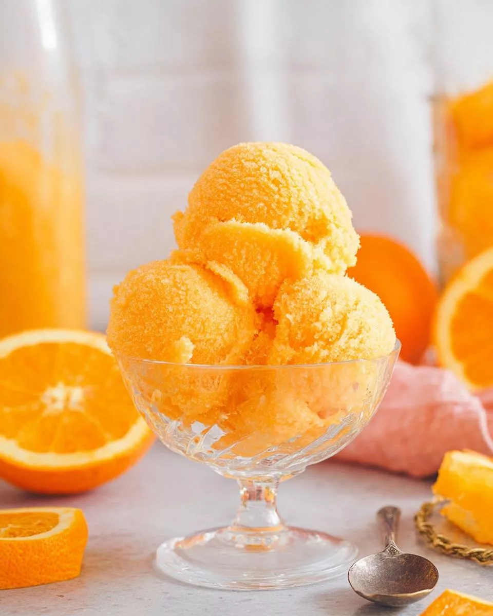 Orange Sherbet - detail 1