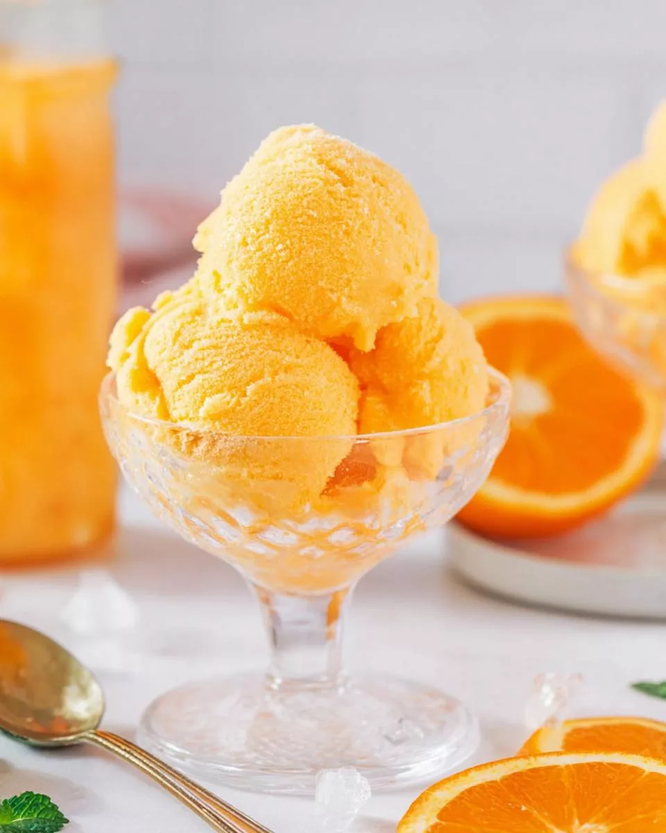 Orange Sherbet - detail 2