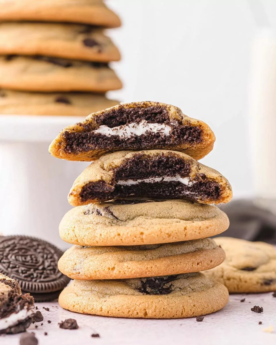 Oreo Stuffed Cookies - detail 2