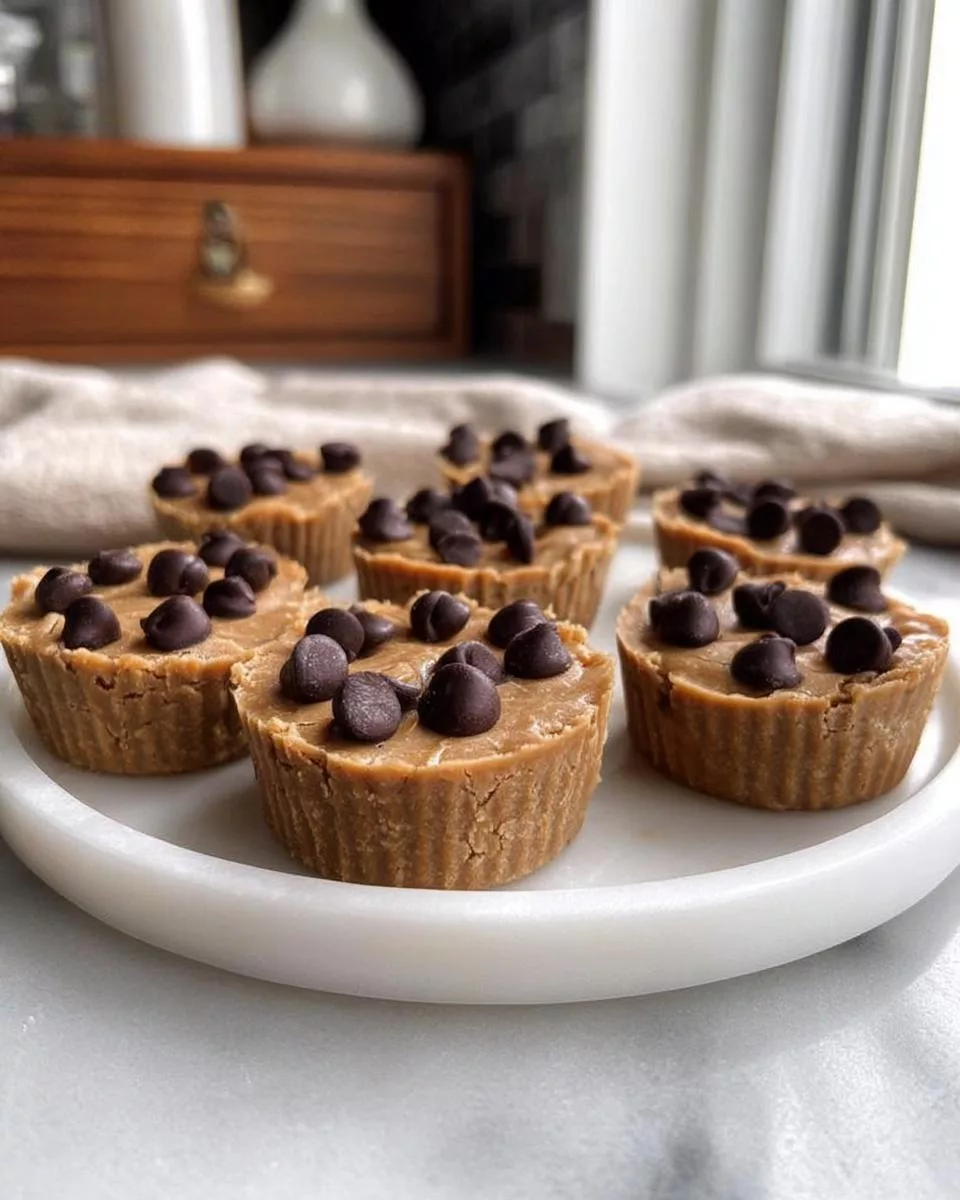 Peanut Butter Banana Cookie Dough Fudge Cups - detail 1