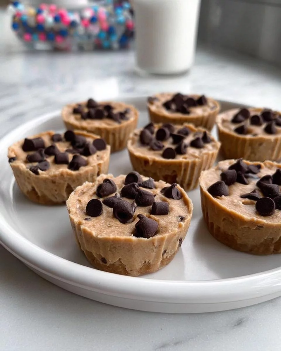Peanut Butter Banana Cookie Dough Fudge Cups - detail 2