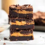Peanut Butter Stuffed Brownies