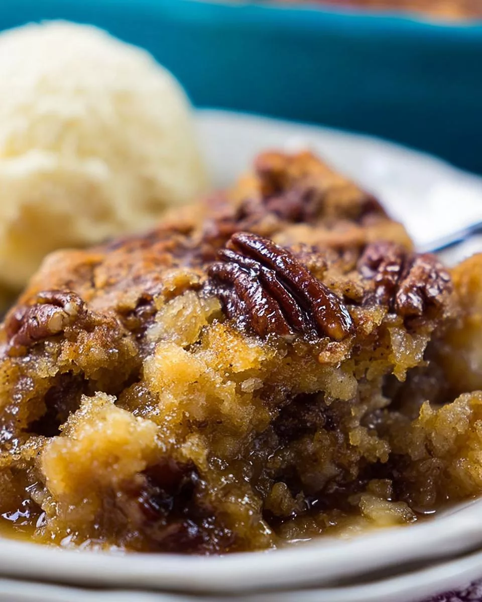 Pecan Pie Cobbler - detail 2