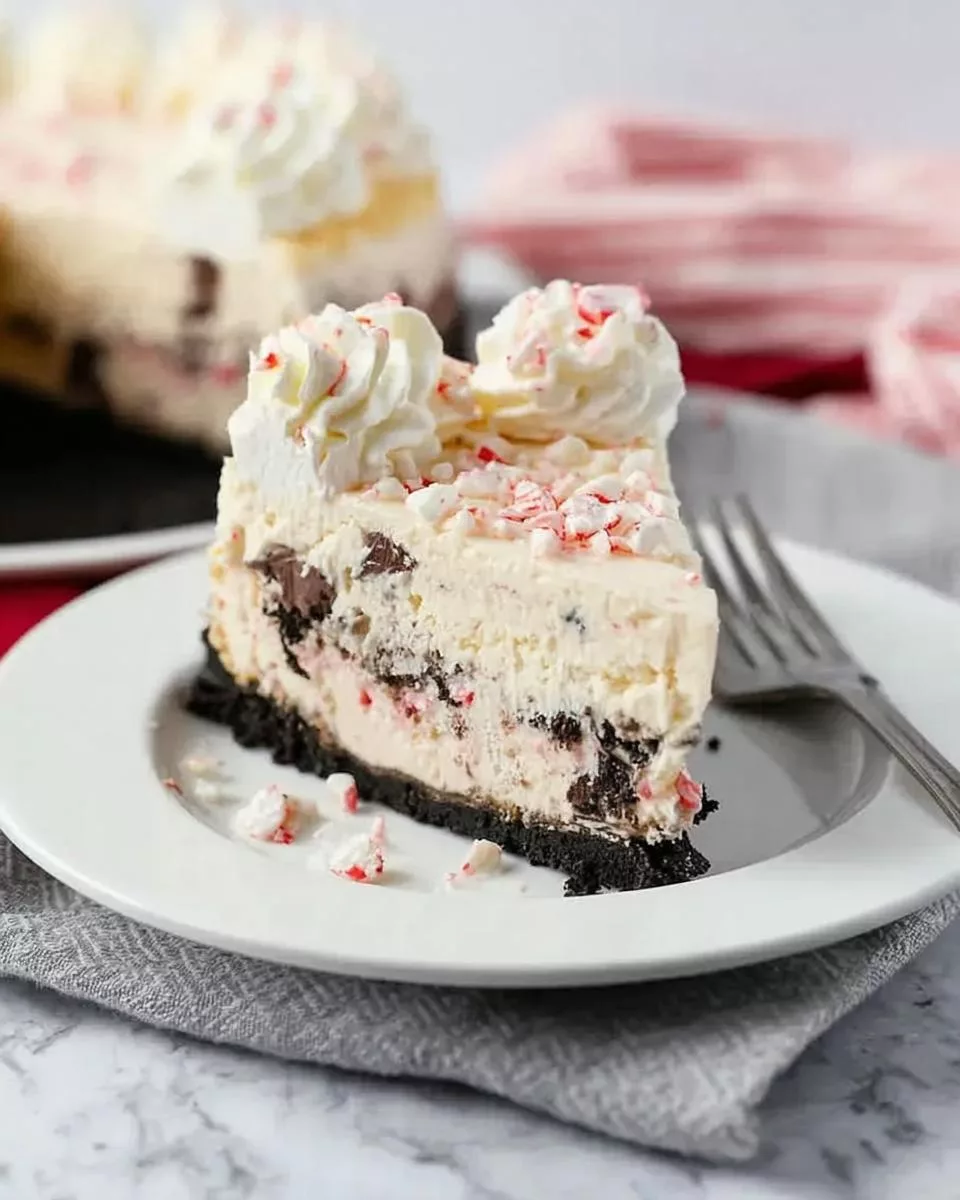Peppermint Cheesecake - detail 2