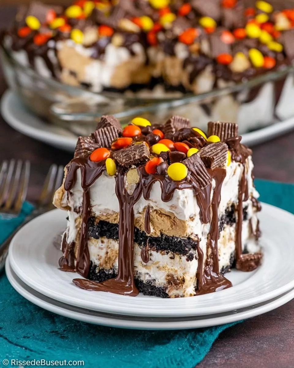 Reese's Ice Cream Cake - detail 2